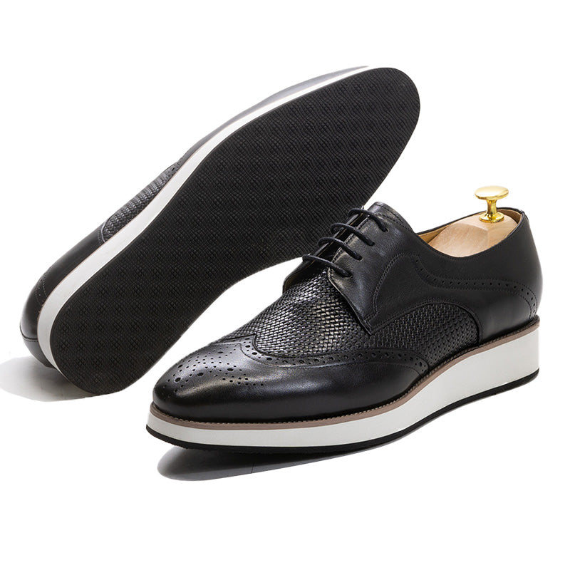 Men's Sneaker Wingtip Leather Brogue Shoes