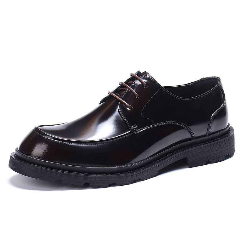 Men's Derby Shoes Glossy Dress Shoes