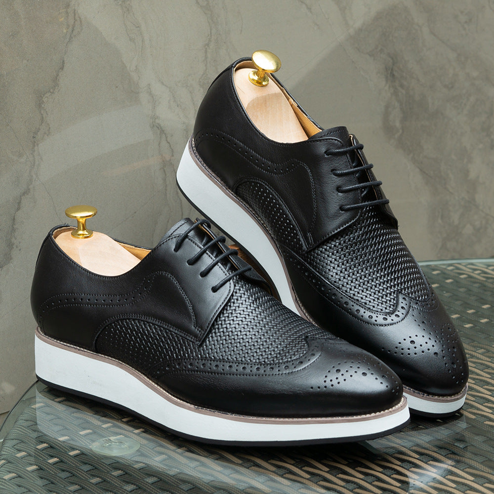 Men's Sneaker Wingtip Leather Brogue Shoes