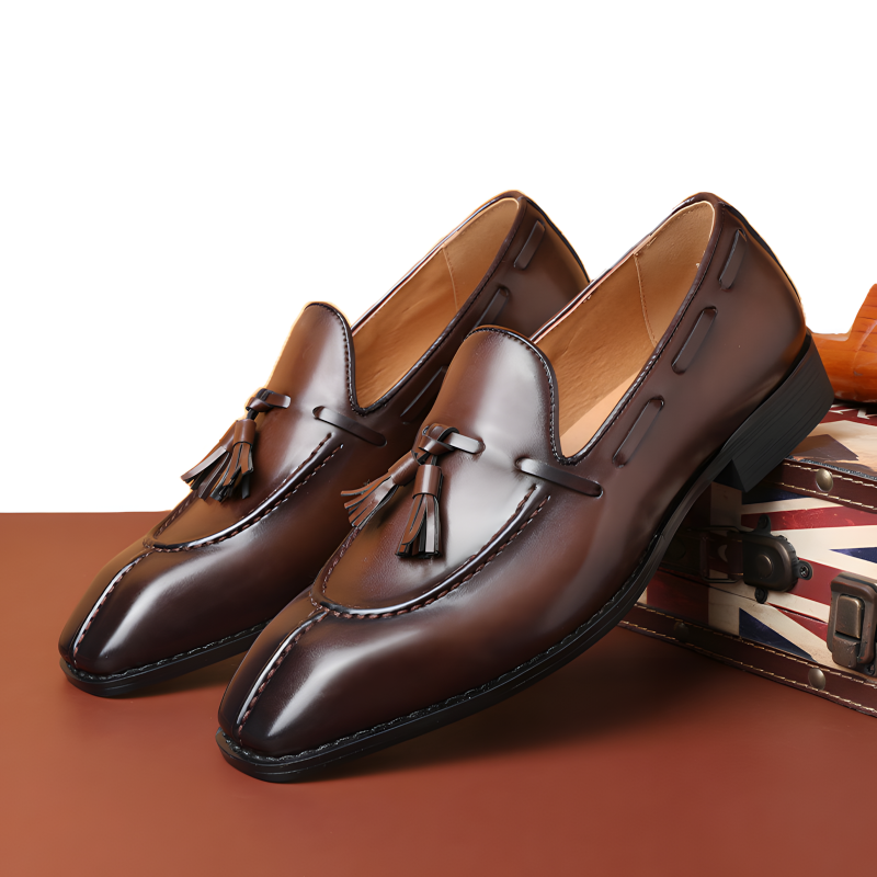 Classic Men's Tassel Loafers with Modern Comfort