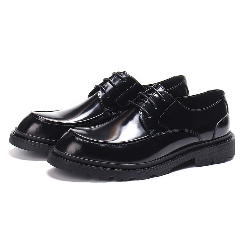 Men's Derby Shoes Glossy Dress Shoes