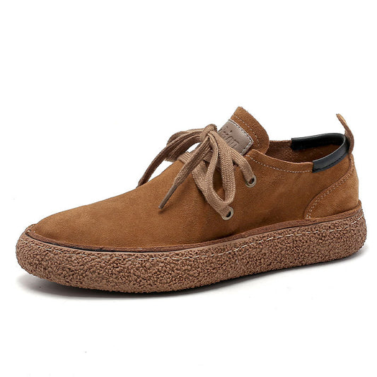 Men's Casual Suede Lace-Up Shoes – Lightweight, Durable, and Comfortable Everyday Footwear