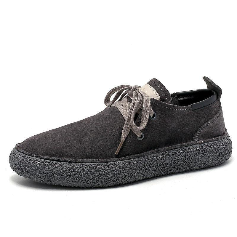 Men's Casual Suede Lace-Up Shoes – Lightweight, Durable, and Comfortable Everyday Footwear