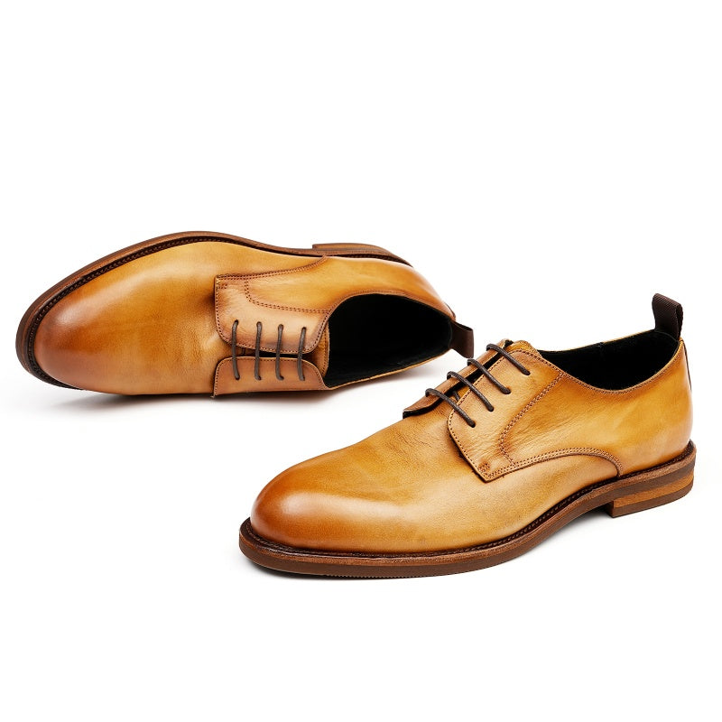 Men’s Handmade Leather Derby Shoes