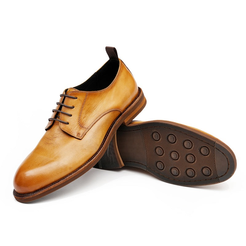 Men’s Handmade Leather Derby Shoes