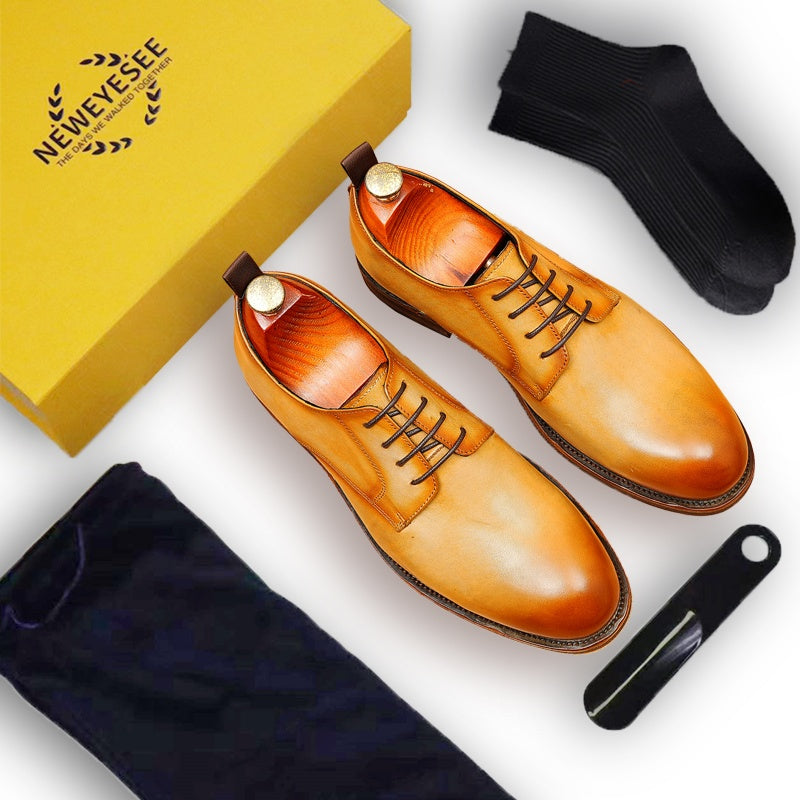 Men’s Handmade Leather Derby Shoes